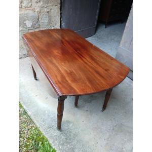 Louis XVI Period Mahogany 6-legged Table