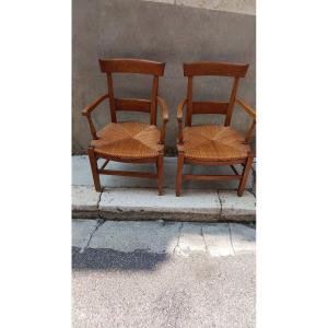Pair Of Directoire Period Armchairs