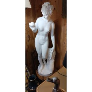 Statue Of A Woman With An Apple
