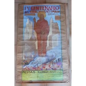 Watercolor Poster Project For The Sao Paulo Holidays And Its Poster