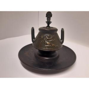Bronze Inkwell
