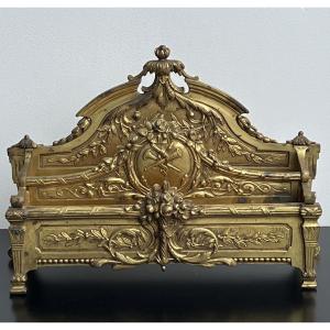 Louis XVI Style Gilt Bronze Mail Holder From The Napoleon III Period