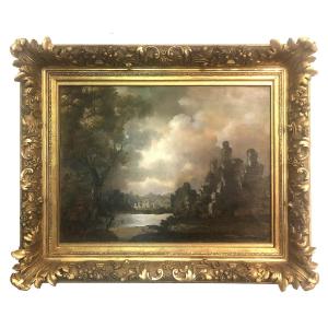 Napolitan School, 17th Century, Imaginary Landscape