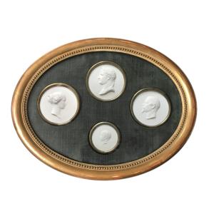 Medallions Of The Imperial Family, Biscuits From The Sèvres Factory