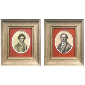 Portraits Of Men In Pendant
