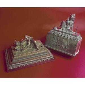 Tomb Of Love, "erotica", Bronze, 20th Century