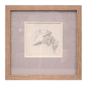 Luc-olivier Merson (1846-1920), Studie For "the Sacrifice To The Fatherland", Salon 1875