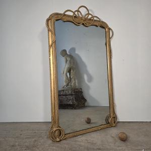 Gilded Mirror From The Napoleon III Period