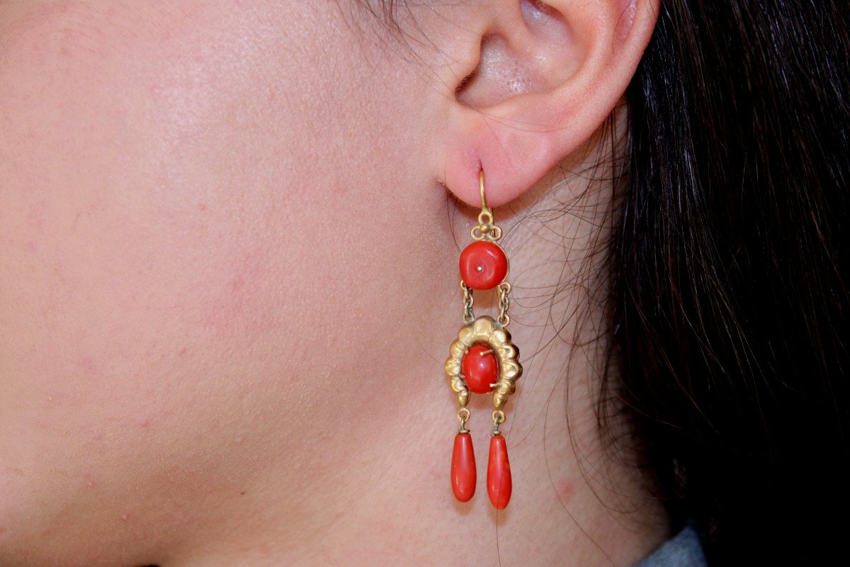orecchini in oro e corallo-photo-5