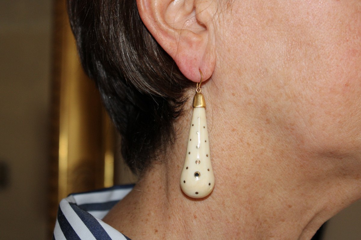 orecchini antichi in avorio piquè-photo-4