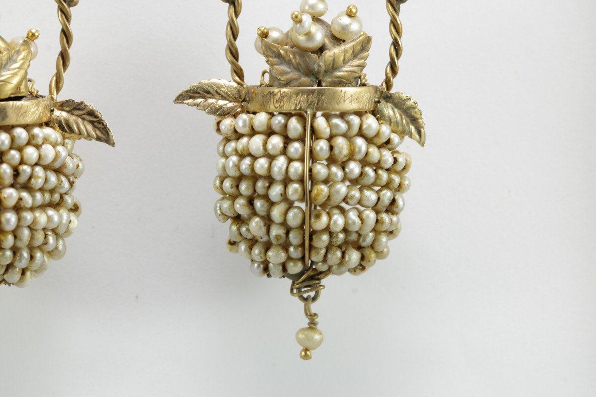 Orecchini antichi oro e perle-photo-1