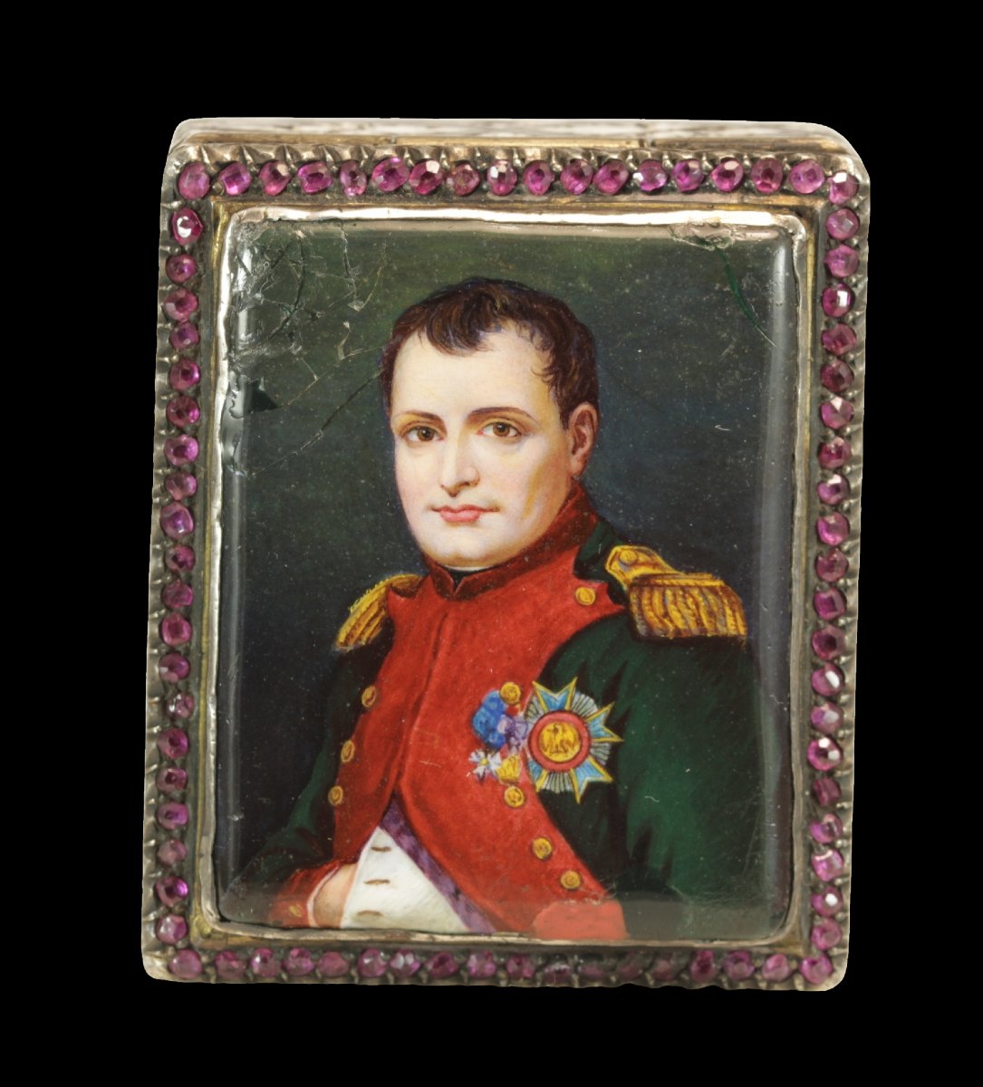 Tabacchiera antica in argento Napoleone-photo-2