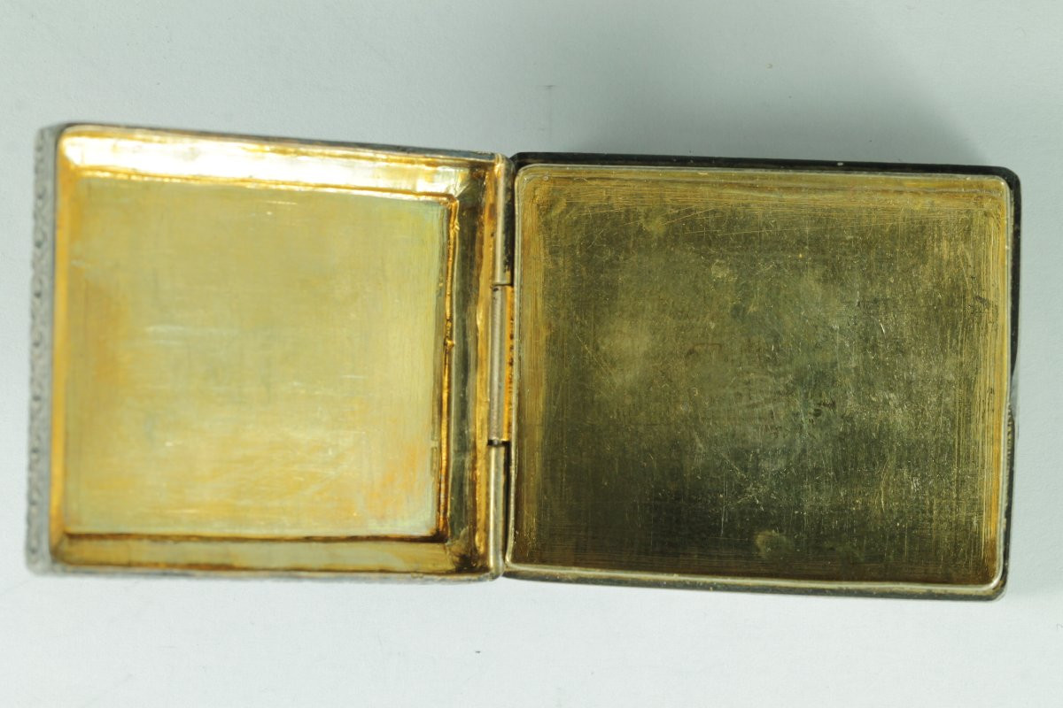 Tabacchiera antica in argento Napoleone-photo-1
