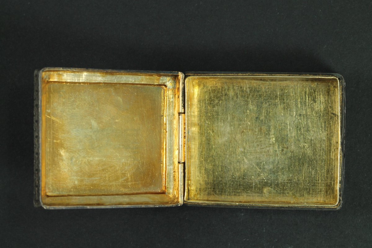 Tabacchiera antica in argento Napoleone-photo-2