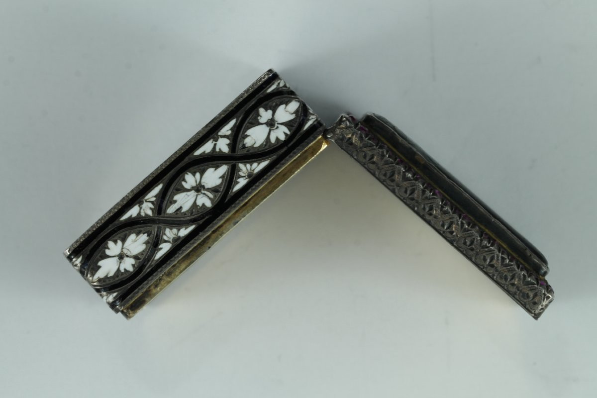 Tabacchiera antica in argento Napoleone-photo-3