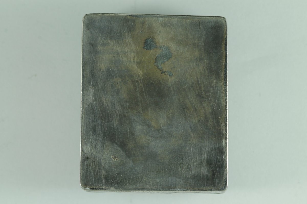 Tabacchiera antica in argento Napoleone-photo-6