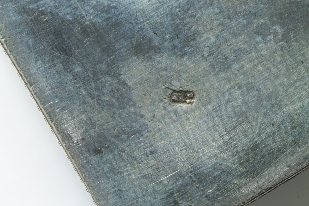 Tabacchiera antica in argento Napoleone-photo-7