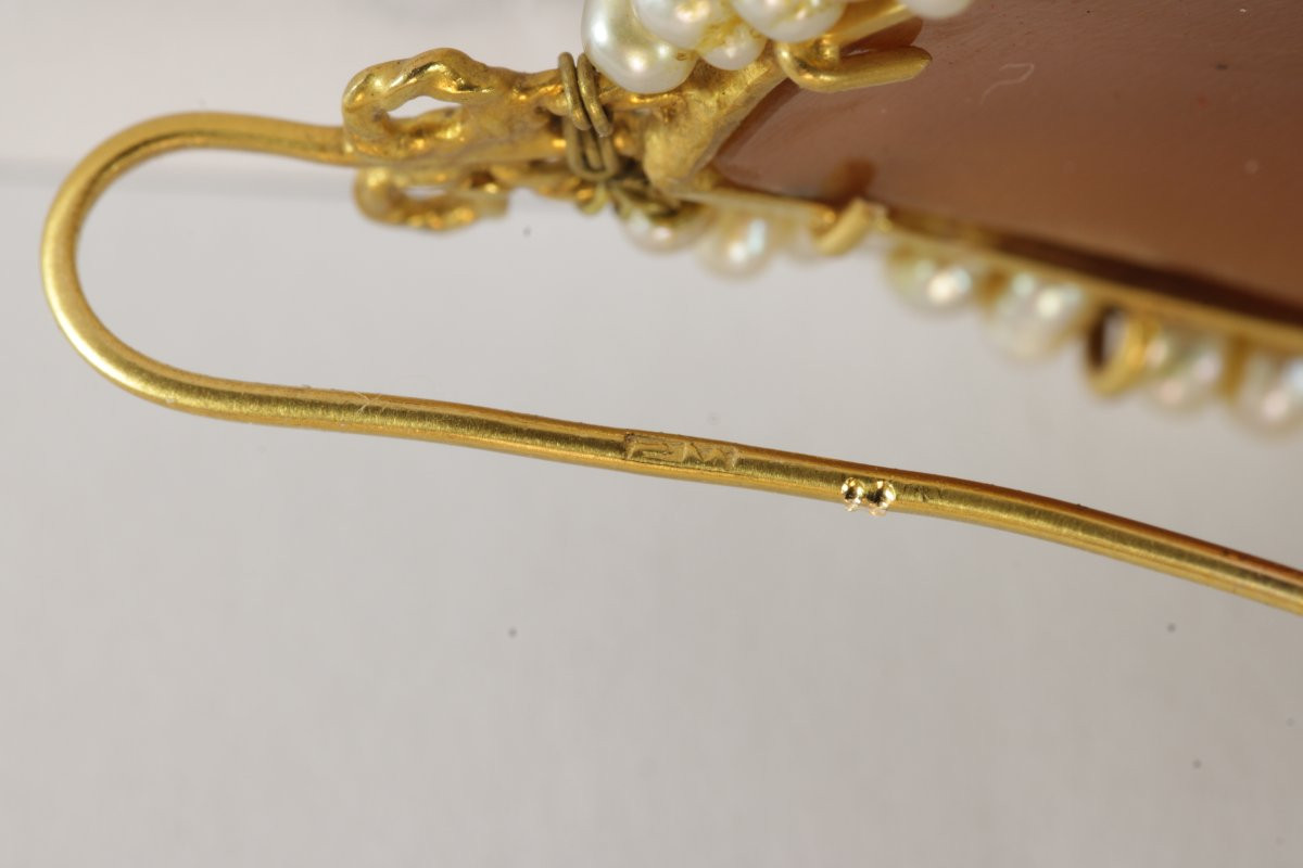 Orecchini antichi oro e cammei-photo-5