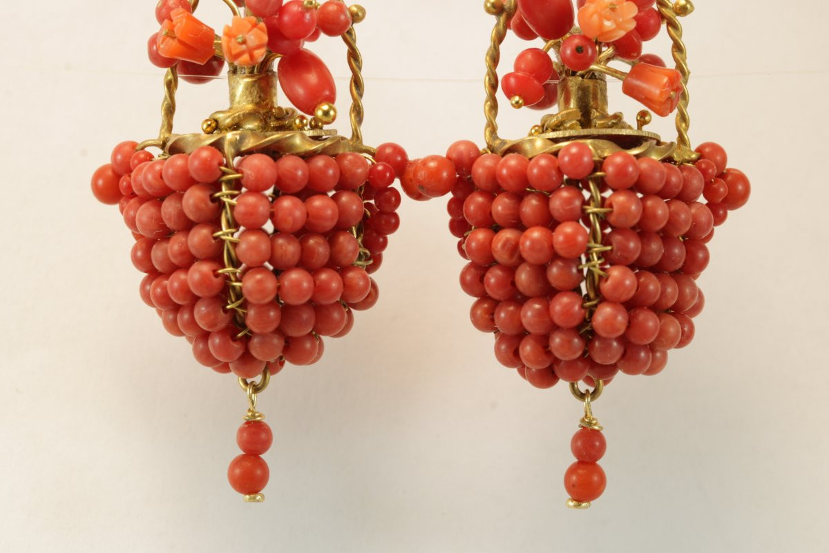 Orecchini antichi di corallo-photo-1