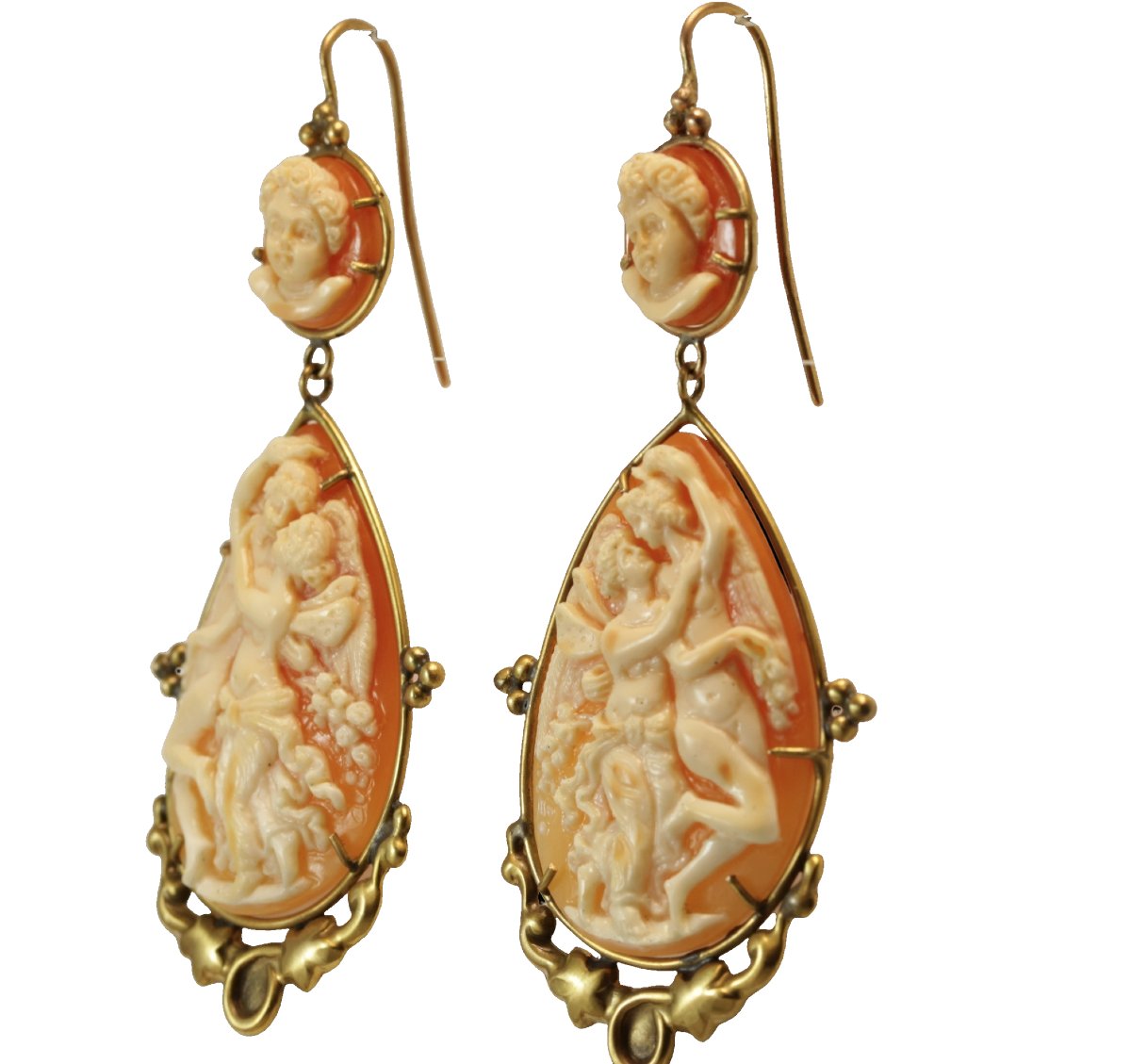 Orecchini con cammei antichi-photo-3
