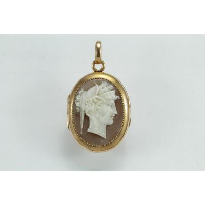 Pendentif Ancienne Or Camee
