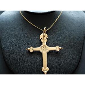 Jeannette Cross Of Savoy In 18-carat Gold