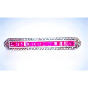 Art Deco Silver Brooch