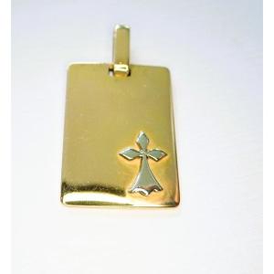 18-carat Gold Brittany Ermine Motif Pendant
