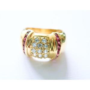Vintage Solid 18k Gold Bangle Ring 
