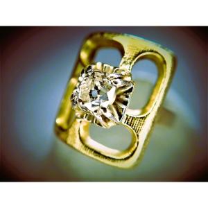 1960s Diamond Ring In 18-carat Gold