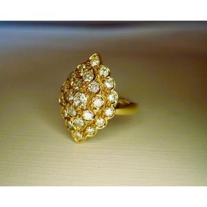 Marquise Ring Set With Diamonds 