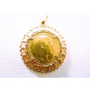 Edward VII Half-sovereign Gold Pendant