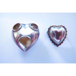 Savoy Heart Pendant And Silver Brooch