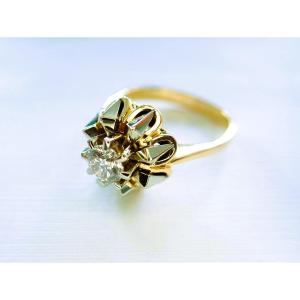 18-karat Gold Solitaire Diamond Ring
