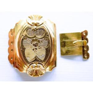 18-carat Gold Napoleon III 4-row Clasp For Necklace Or Bracelet 