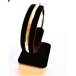 18 Carat Gold Half Bangle Bracelet  