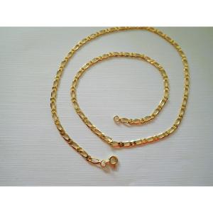 18-karat Gold Alternating Link Chain