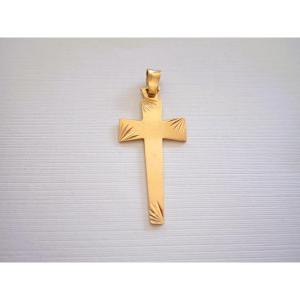 18-carat Gold Cross Pendant