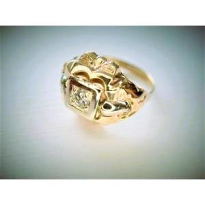 Art Deco 18 Carat Gold Diamond Ring