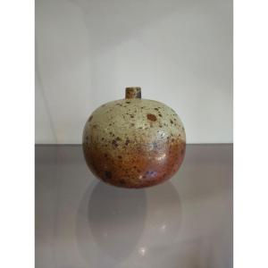 Ball Vase In Stoneware By Elke Montreau- Lohoff.