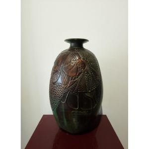 Ceramic Vase By Manuel Millet.