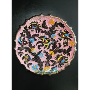Large Earthenware Dish From Monaco.