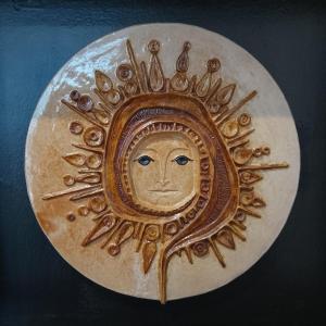 Ceramic Wall Sconce By Claude Cabanat. 