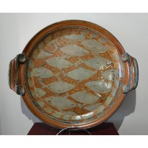 Ceramic Dish By Jean-pierre Seguin.