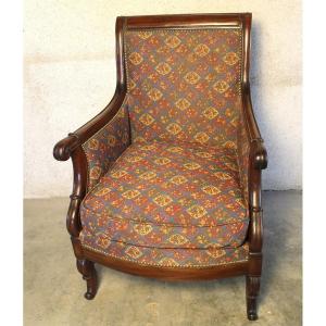 Cuban Mahogany Shepherdess From The 19th Century Restoration Period