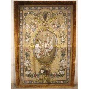 Decorative Project With Mythological Decoration Gouache On Canvas Signed E. Pacheran 1896 H: 220 Cm