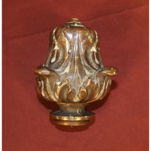 Louis XIV Style Bronze Staircase Ball, 19th Century