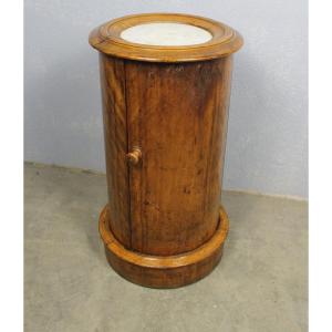 Somno In Blond Mahogany With Marble Top, 19th Century Restoration Period