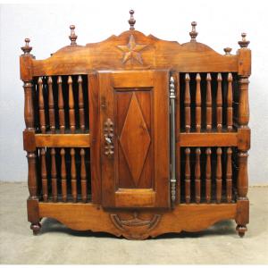 Dauphine Bread Box Made Of Fruitwood, Directoire Period, Late 18th Century