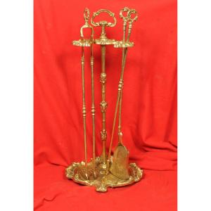 Bronze Mantelpiece In The Louis XV Style, Early 20th Century